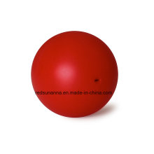 Balle en caoutchouc solide de silicone de 18mm avec le trou